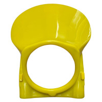 Frontal porta farol / carenagem MACAL EC 50 ENDURO / JUNIOR / TT / amarelo - HP
